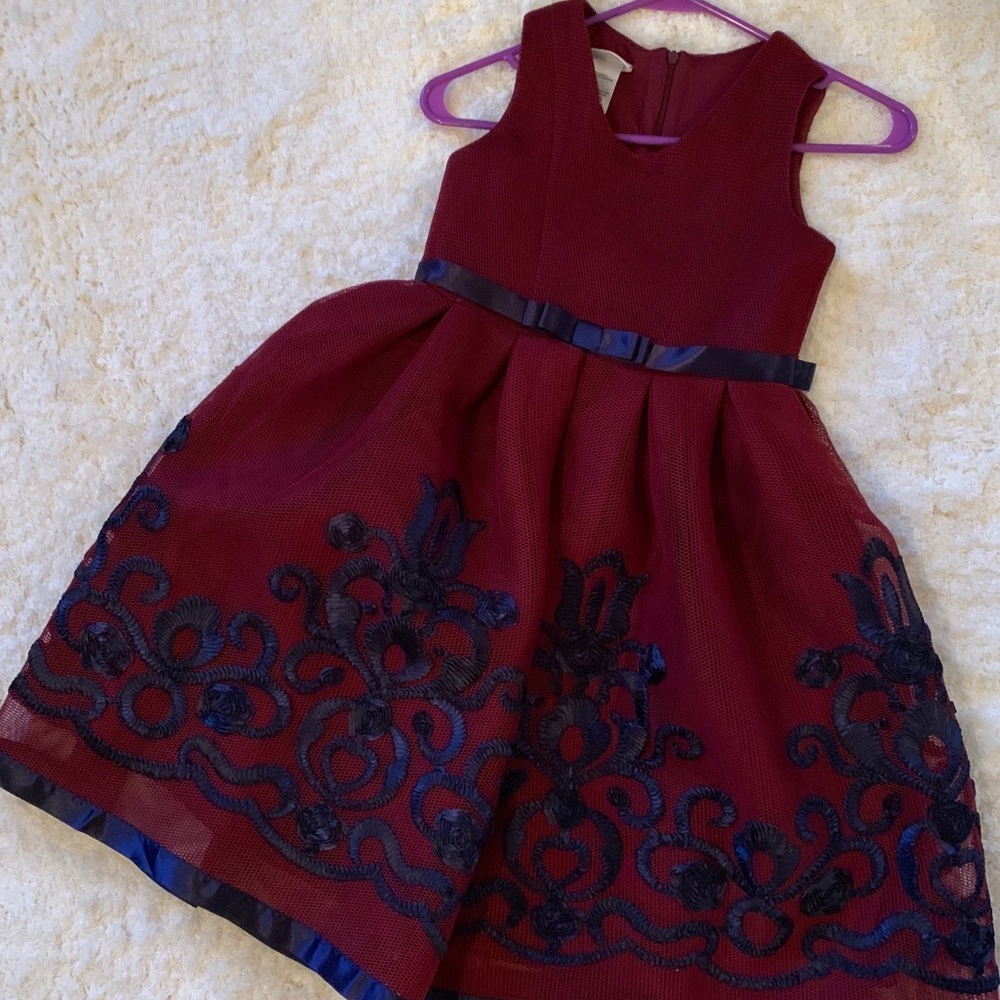 Dark Red Dress